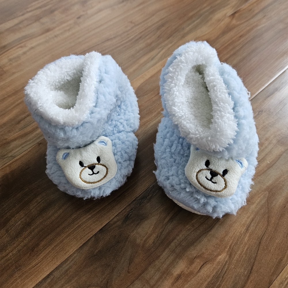 Cozy Blue Bear Kids Shoes